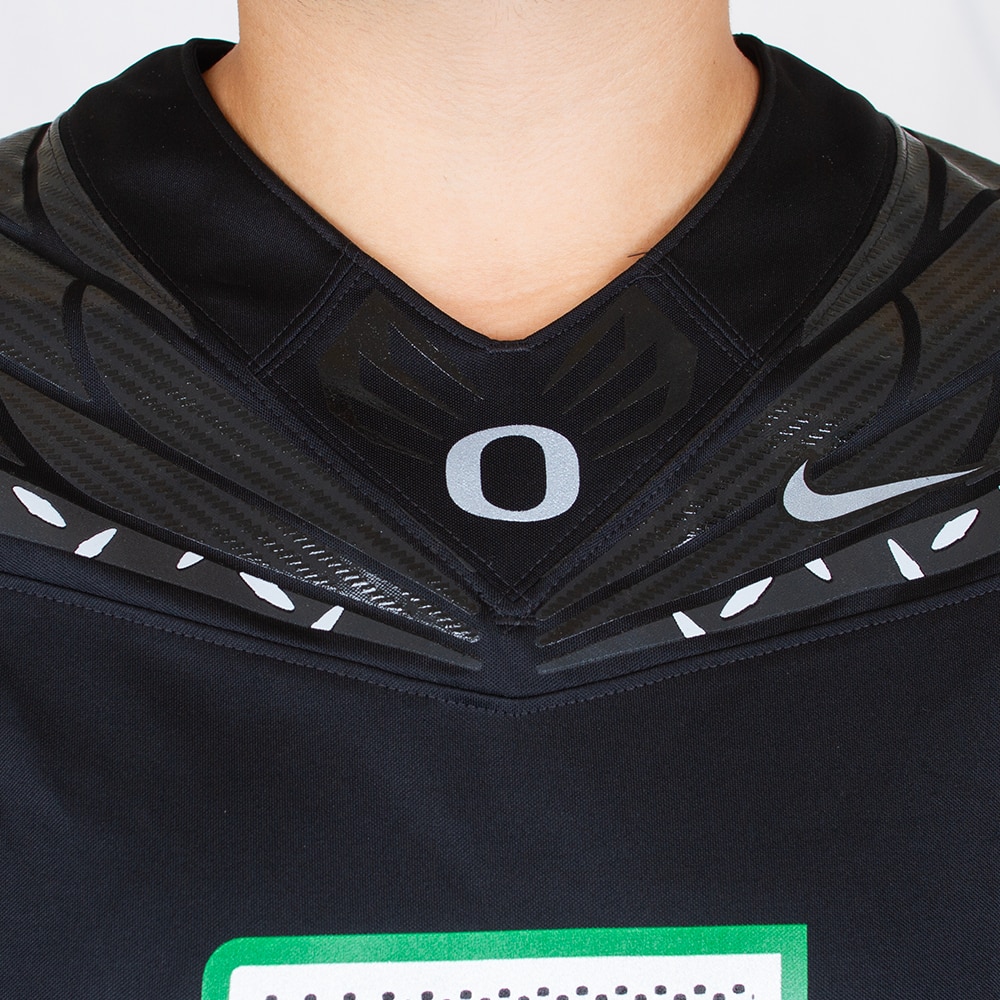 Student Athlete, Nike, Black, Jerseys, Polyester, Men, Football, Classic Oregon O, NIL, Tonal, Diamond Plate, #5, Dante Moore, 983431
